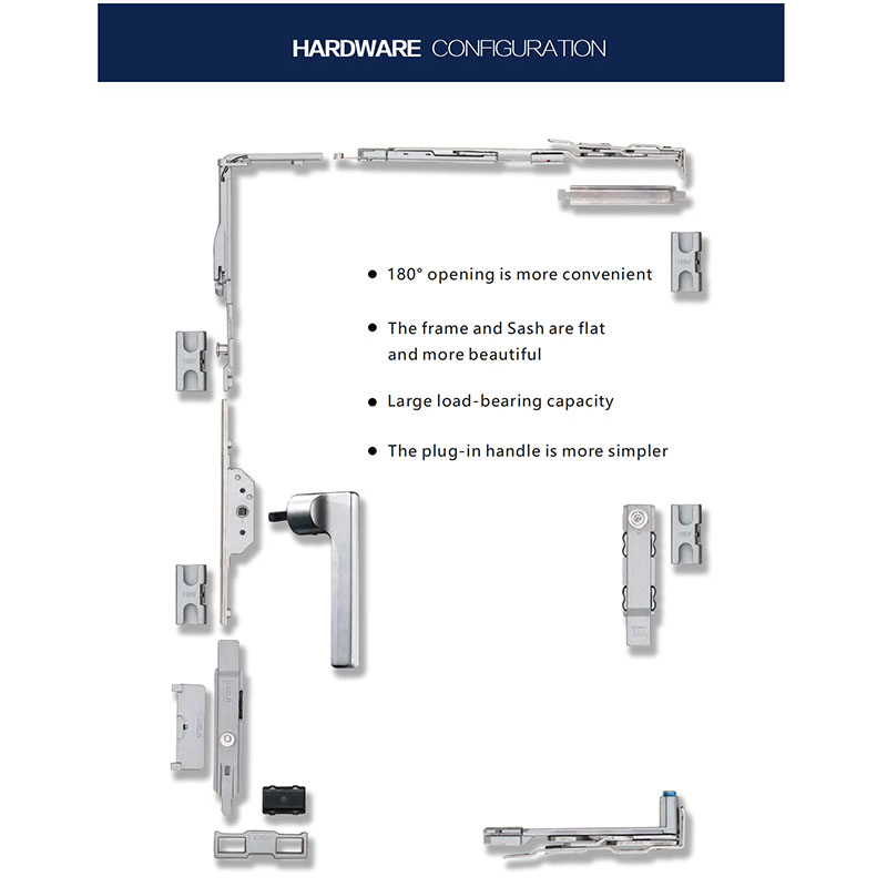 High Quality Factory Direct Sale Customizable Modern Fashion Design Soundproof Aluminium Casement Double Glazing Metal Custom Glass Window