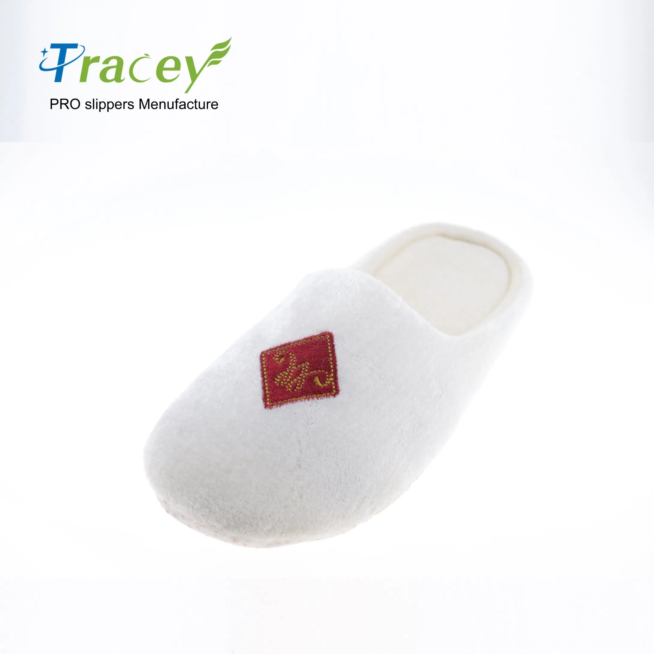 Custom Logo Five-Star Household Coral Fleece Slippers Disposable Slippers Hotel Slippers