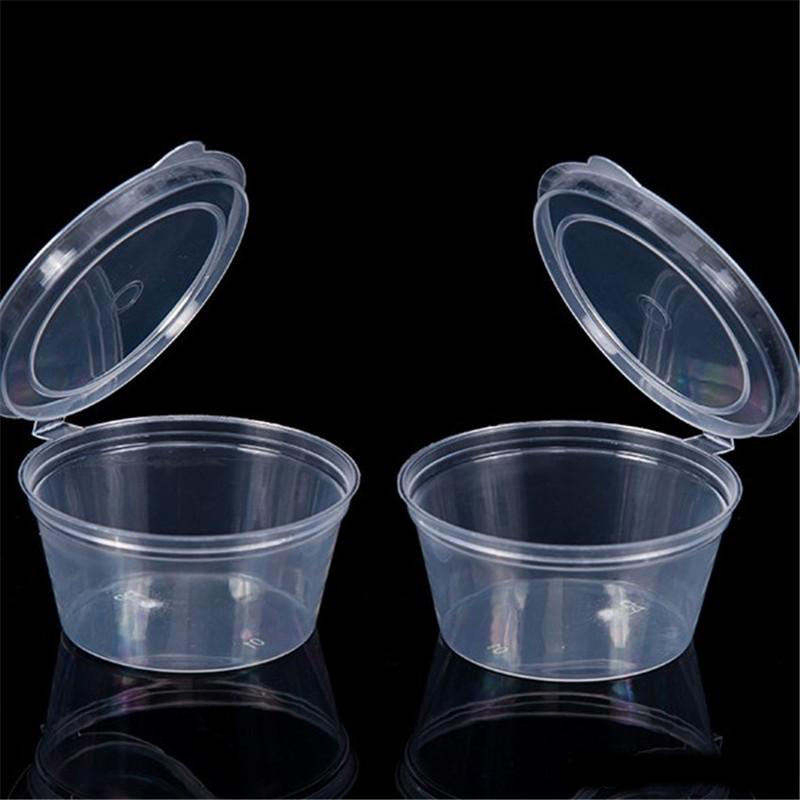 Disposable Plastic Single Wall PP Chili Customized Sauce Cup for Takeout