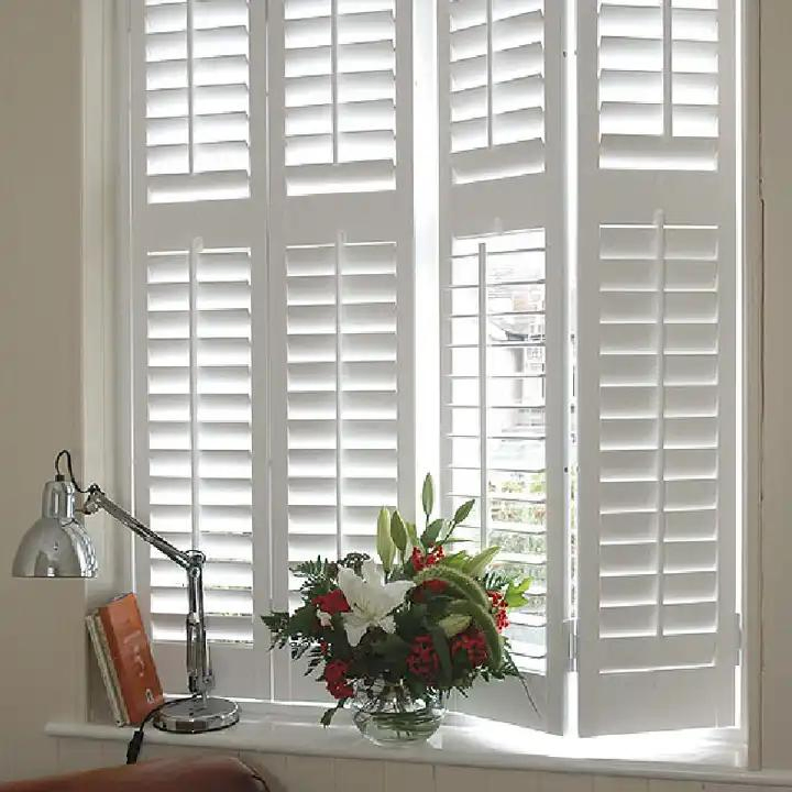 Australia England Movable Bi Fold Sliding Plantation Windows Shutters