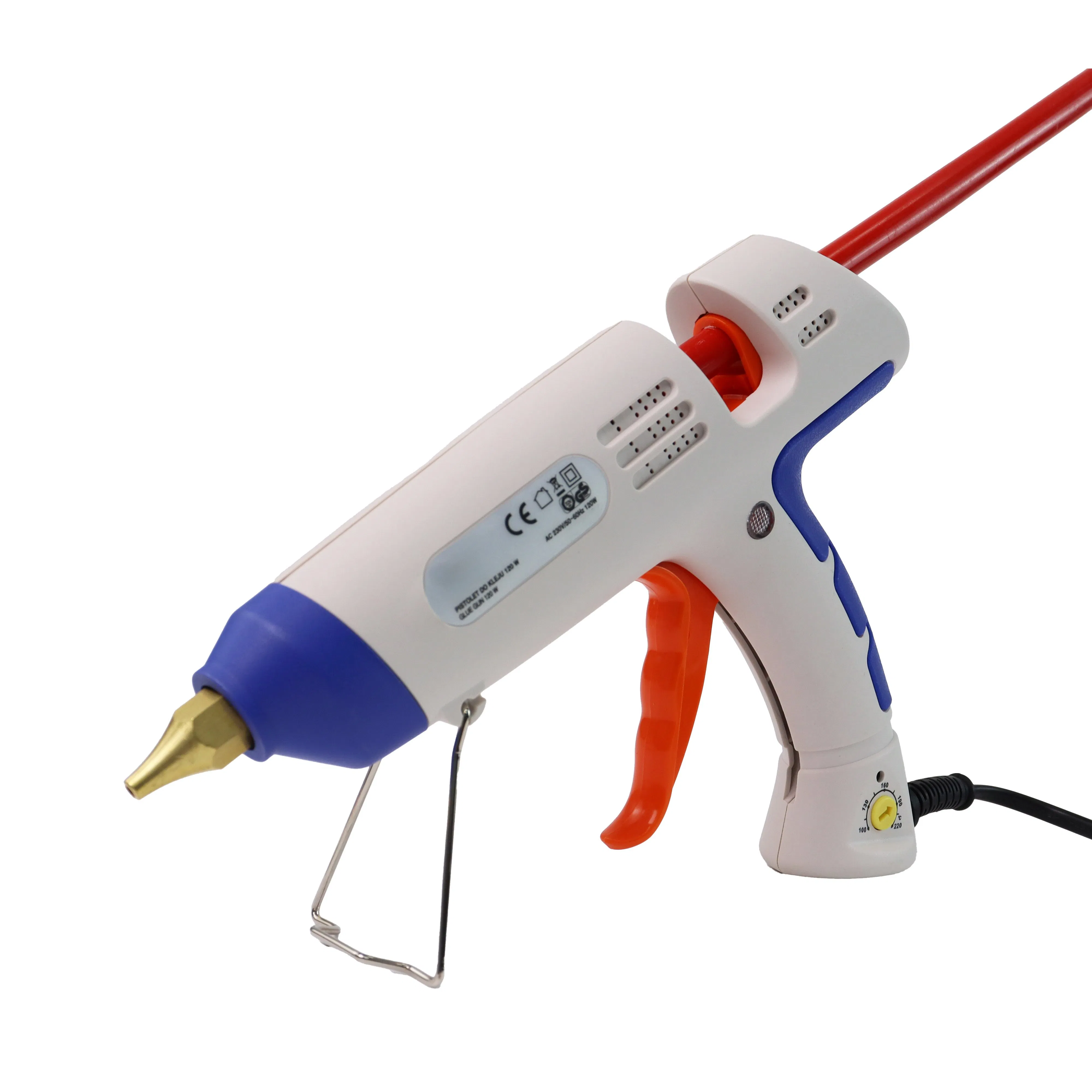 60W-100W Adjustable Temperature Hot Melt Glue Gun Kit with 11mm Glue Sticks