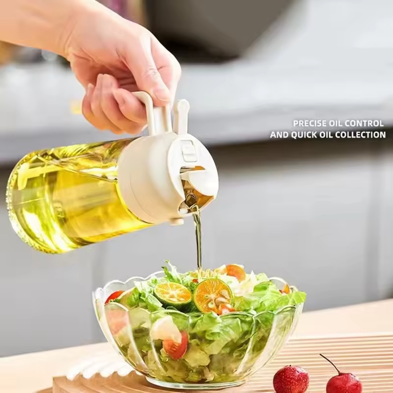 470ml Glass Oil Spray Bottle for Cooking BBQ Olive Oil Dispenser Oil Sprayer Bottle Kitchen Tools