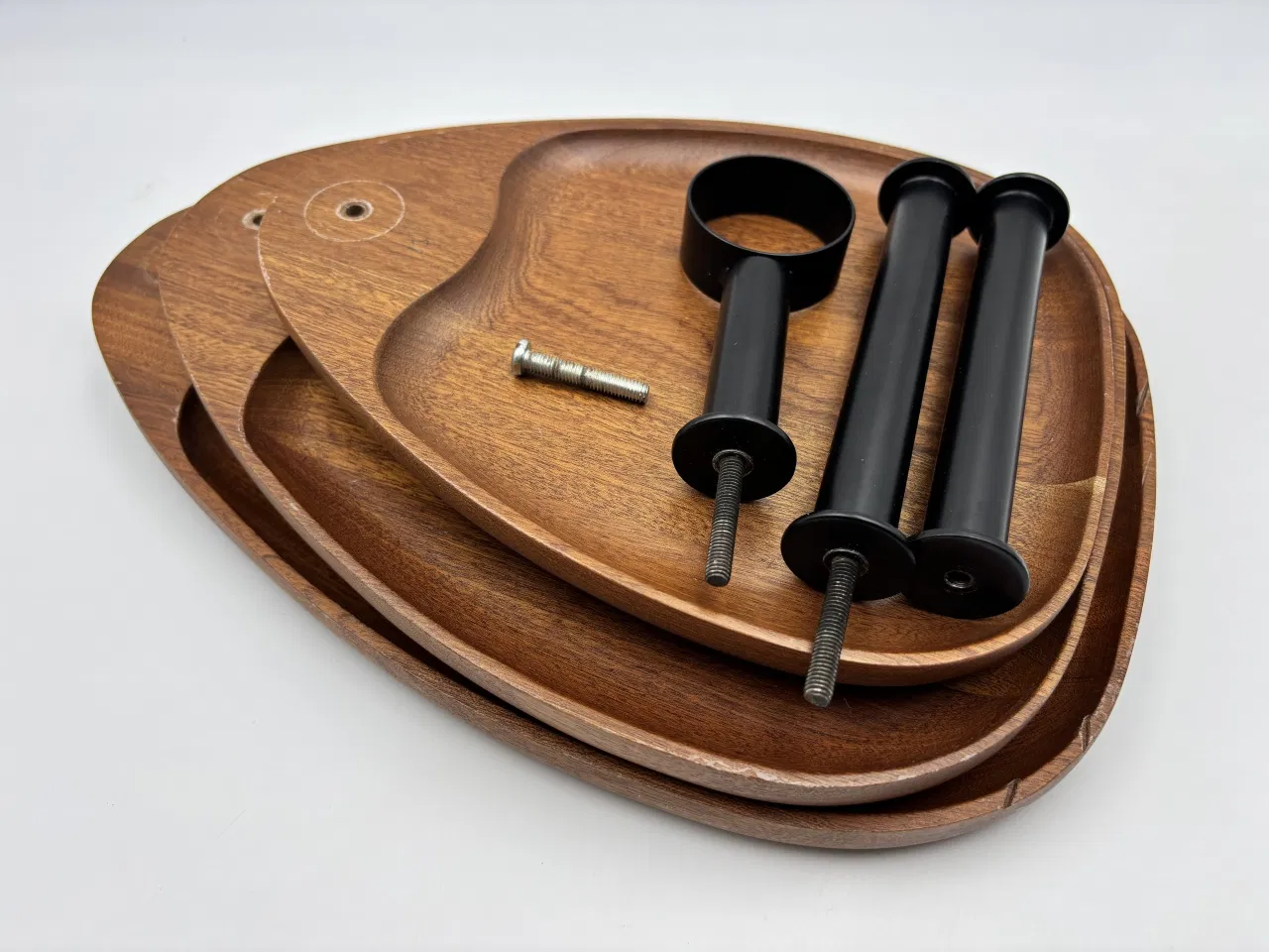 Elegant Acacia Wood Cupcake Tower Stand for Events