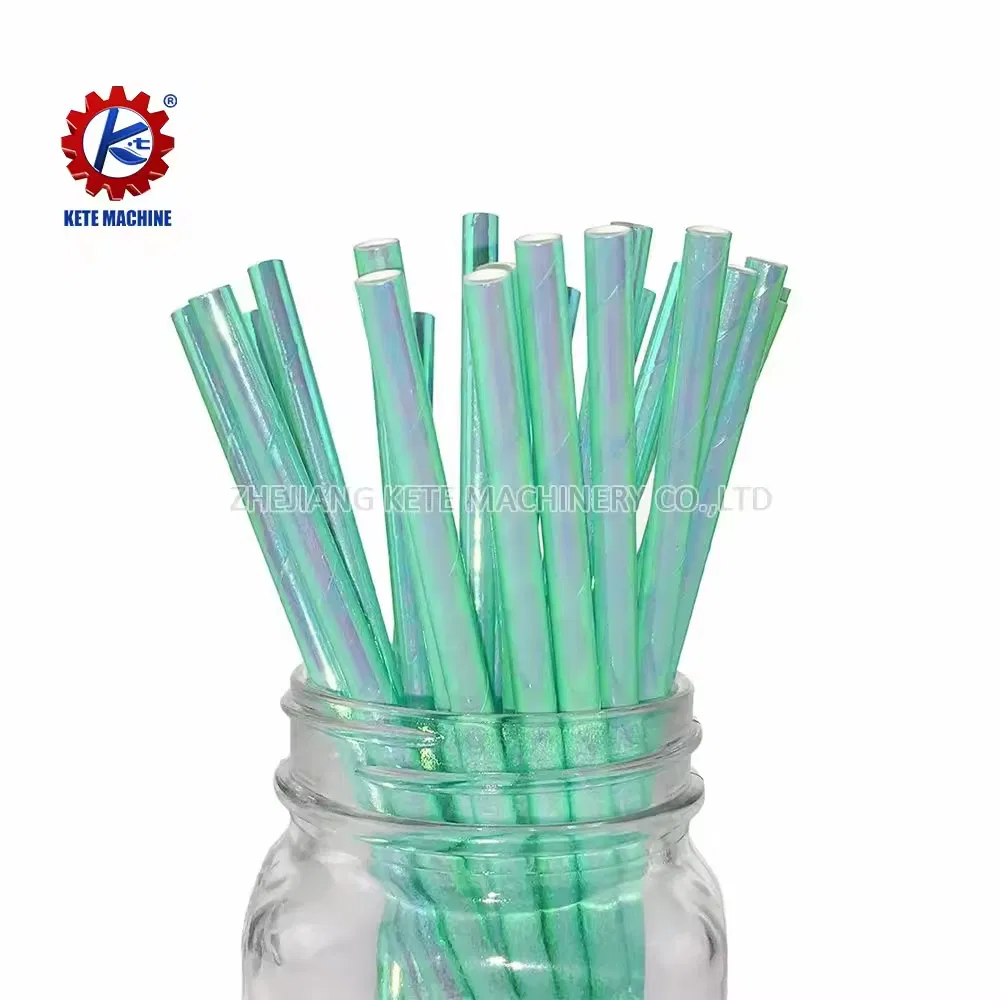 Paper Straw with Individually Wrapped Straws 8*197mm Straight Biodegradable Drinking Straw