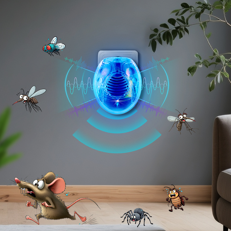 Ultrasonic Indoor Pest Repeller for Effective Spider and Mosquito Control Fly Trap