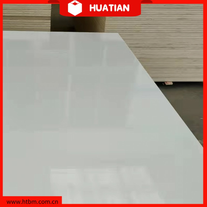 White Glossy Laminated HPL Plywood, Laminated Plywood, Wood Veneer Plywood, Waterproof Plywood,