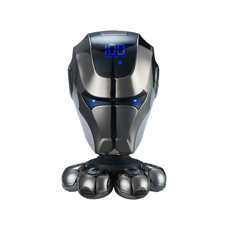 New Full Body Washable Shaving Head Haircut Men Shaving Head Seven Blade Electric Shaver