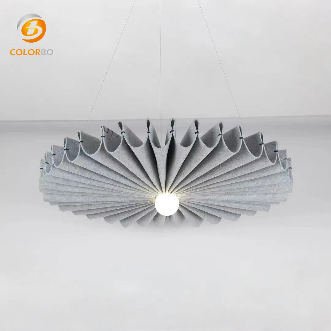 High performance Eco Protction Carton Packed acoustic panel PET Felt LampShade