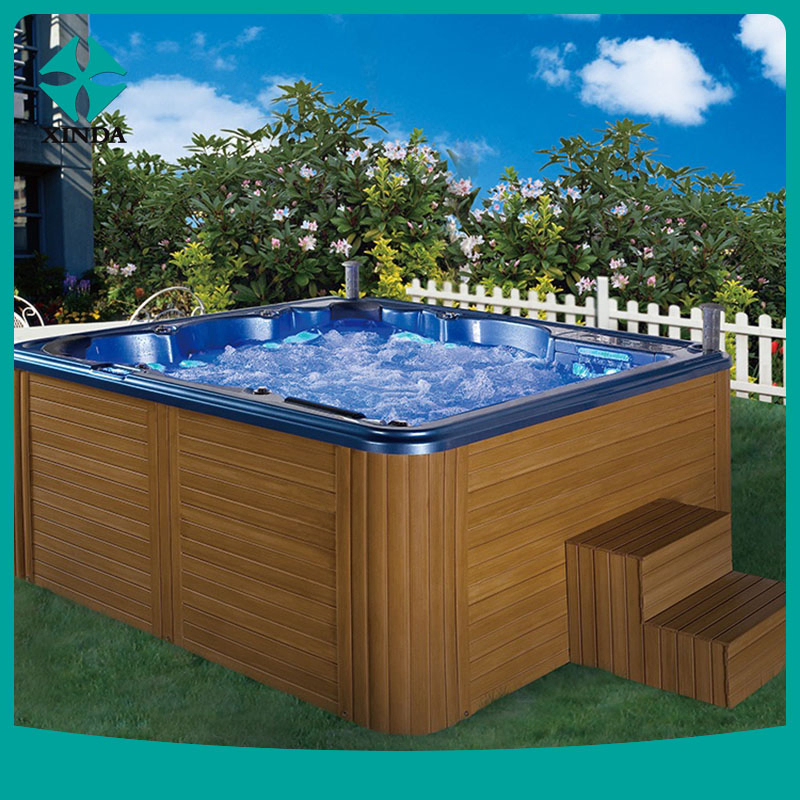 Большой уличный СПА-бассейн Luxury Garden с гидромассажем