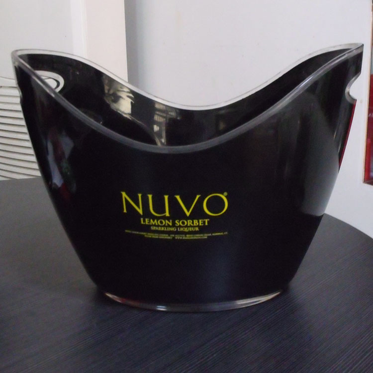 Plastic Champagne Ice Bucket Beer Bottle Cooler Wine Chiller Bucket