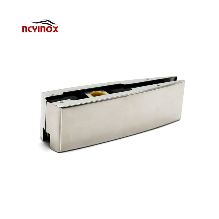 Stainless Steel Glass Door Patch Fitting Clamp Bottom Clip Frameless Glass Door Hardware