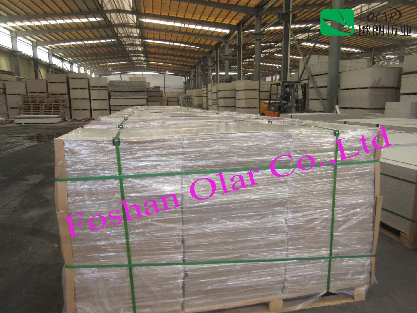 Fiber Cement Board--Ceiling Tile with PVC Film for Building Material