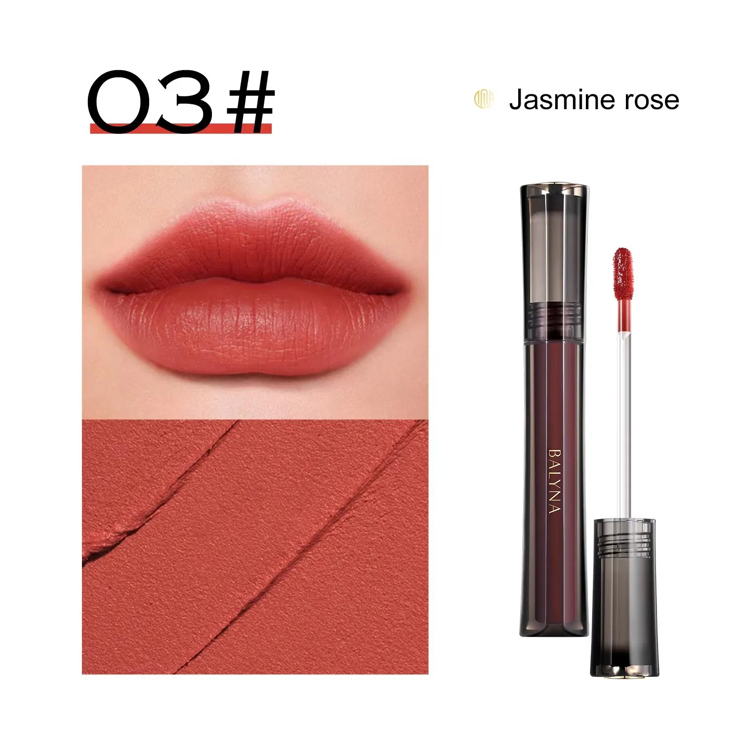 Balyna Different Velvety Matte Long Lasting Hydrating Creamy Smooth Pigmented Lip Gloss