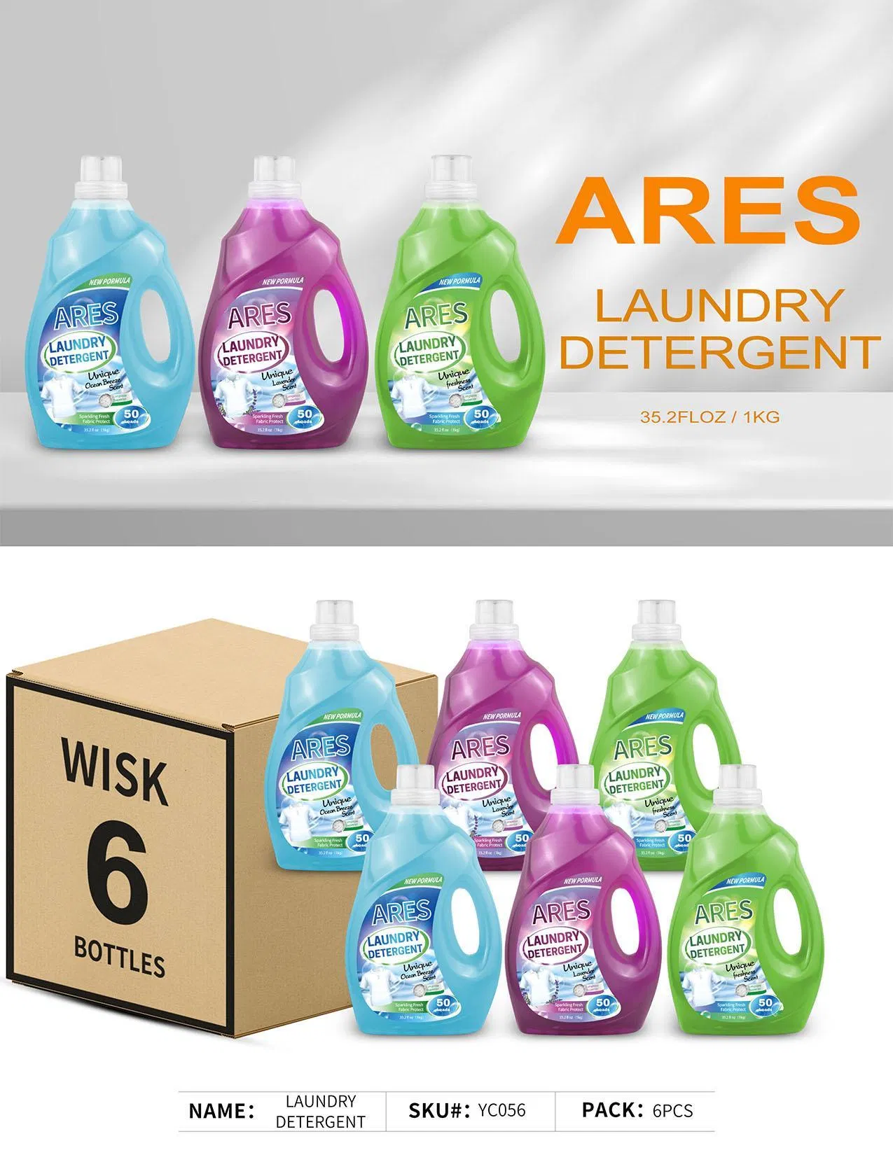 New Formula Factory OEM Customized Laundry Fabric Softener