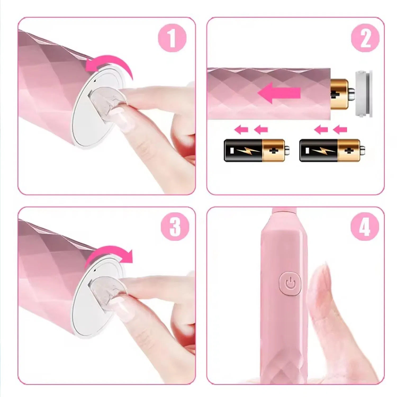 Professional Oral Care Factory Automatic Vibrate Sonic Electric Battery Powered Toothbrush