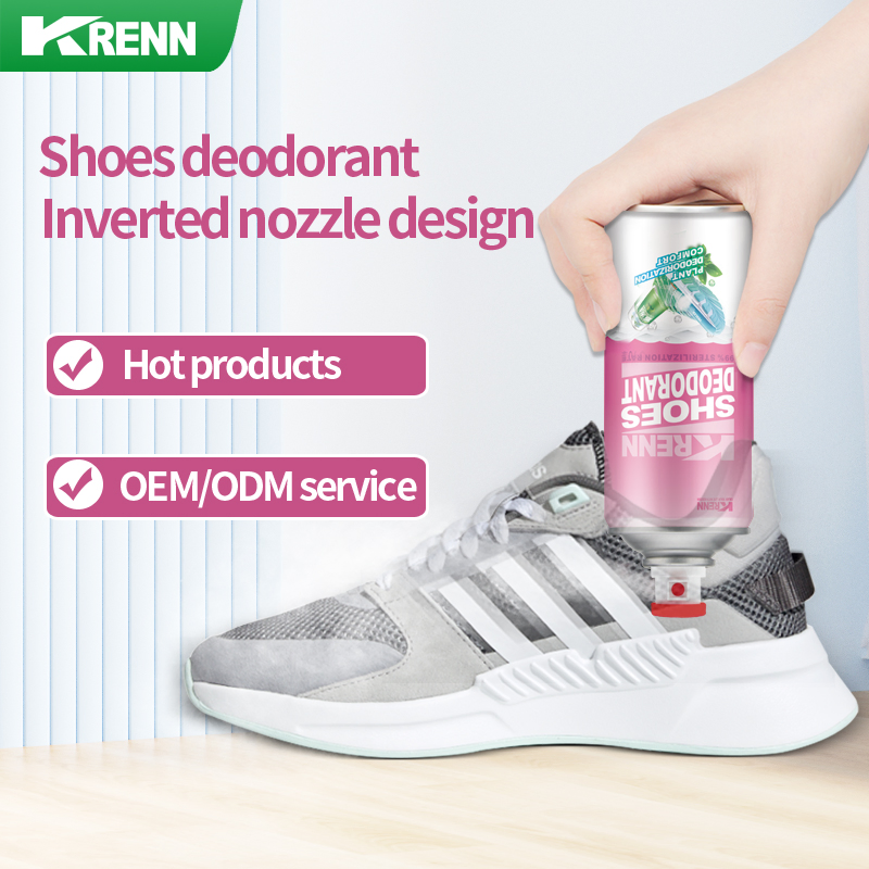 Factory Wholesale Custom Logo Shoes Spray Smell Remover Freshener Odor Eliminator Shoe Deodorizer Spray