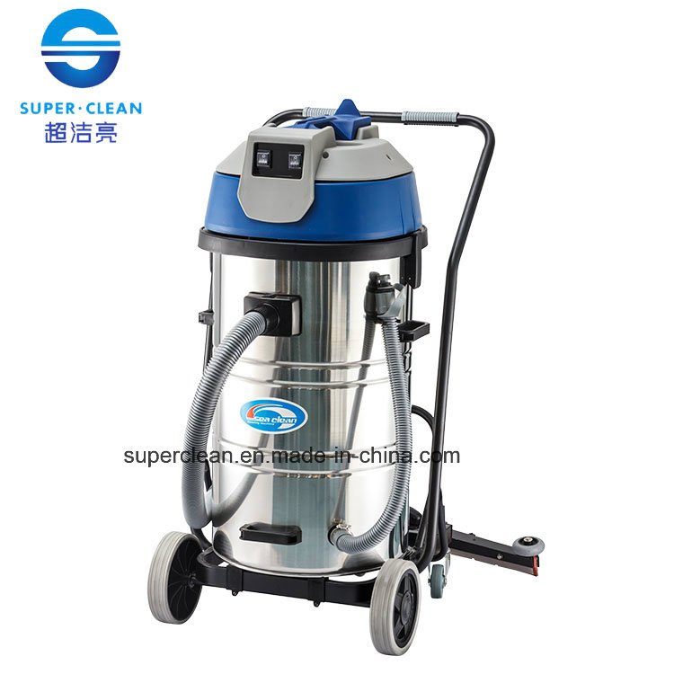 Industrial 80L Wet and Dry Vacuum Cleaner with Squeegee