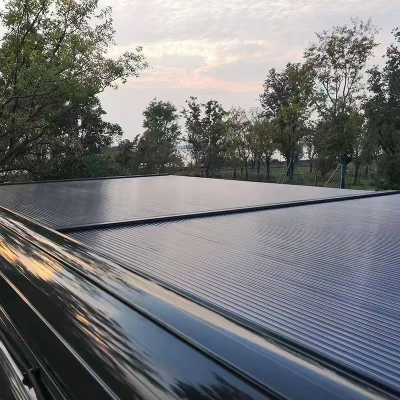 Customized Electric Aluminum Alloy Roller Shade Awning for Retractable Sunroof of High-Quality Sunshade Canopy for The Roof of a House
