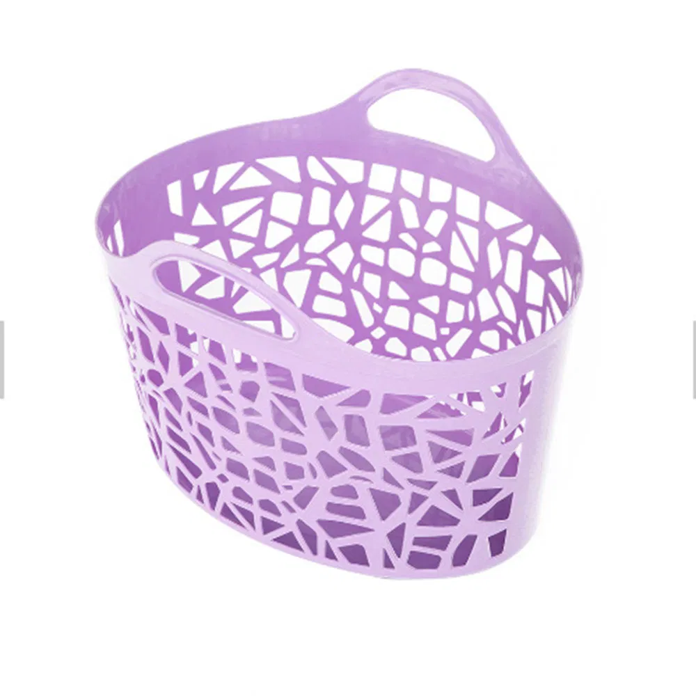 Cross Border Stackable Contemporary Bins Handled Containers Organization Storage Laundry Baskets