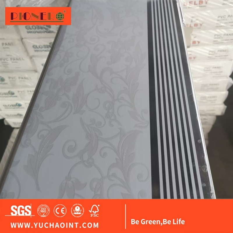 Factory Best Price Customizable Design 300*8mm Laminated PVC Wall Panel PVC Ceiling