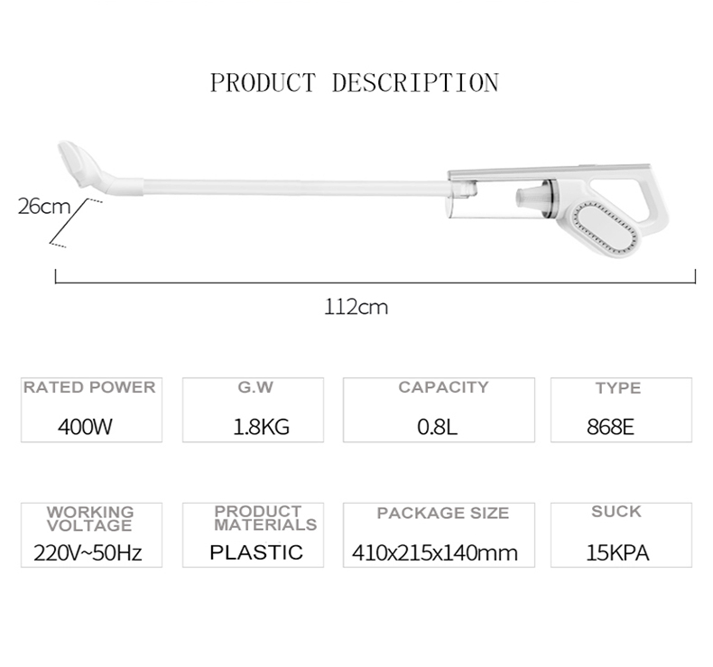 Hot Selling New Design Electric Smart Handheld Portable Vacuum Cleaner