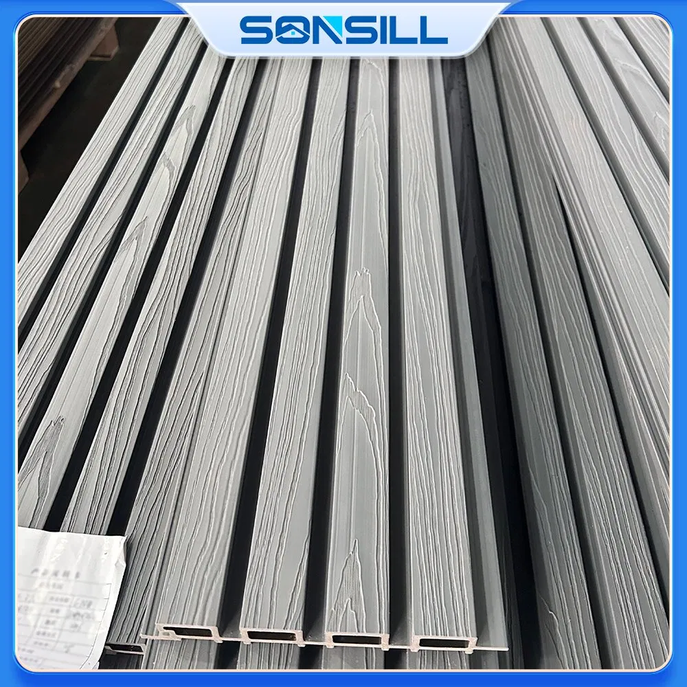 Sonsill Hot Sale China Products Easy Installation Wood Cladding Waterproof Outdoor Fluted WPC Wall Panel for Home Garden