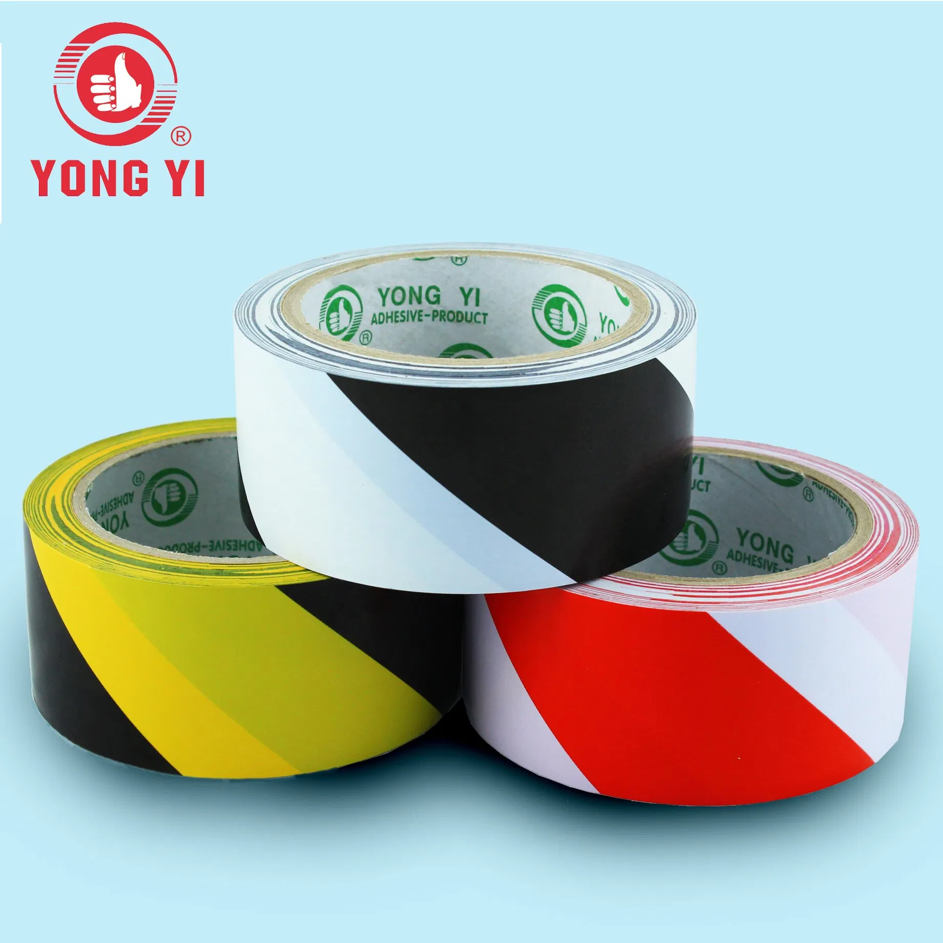 Black & Yellow Hazard Tape for Floor Marking