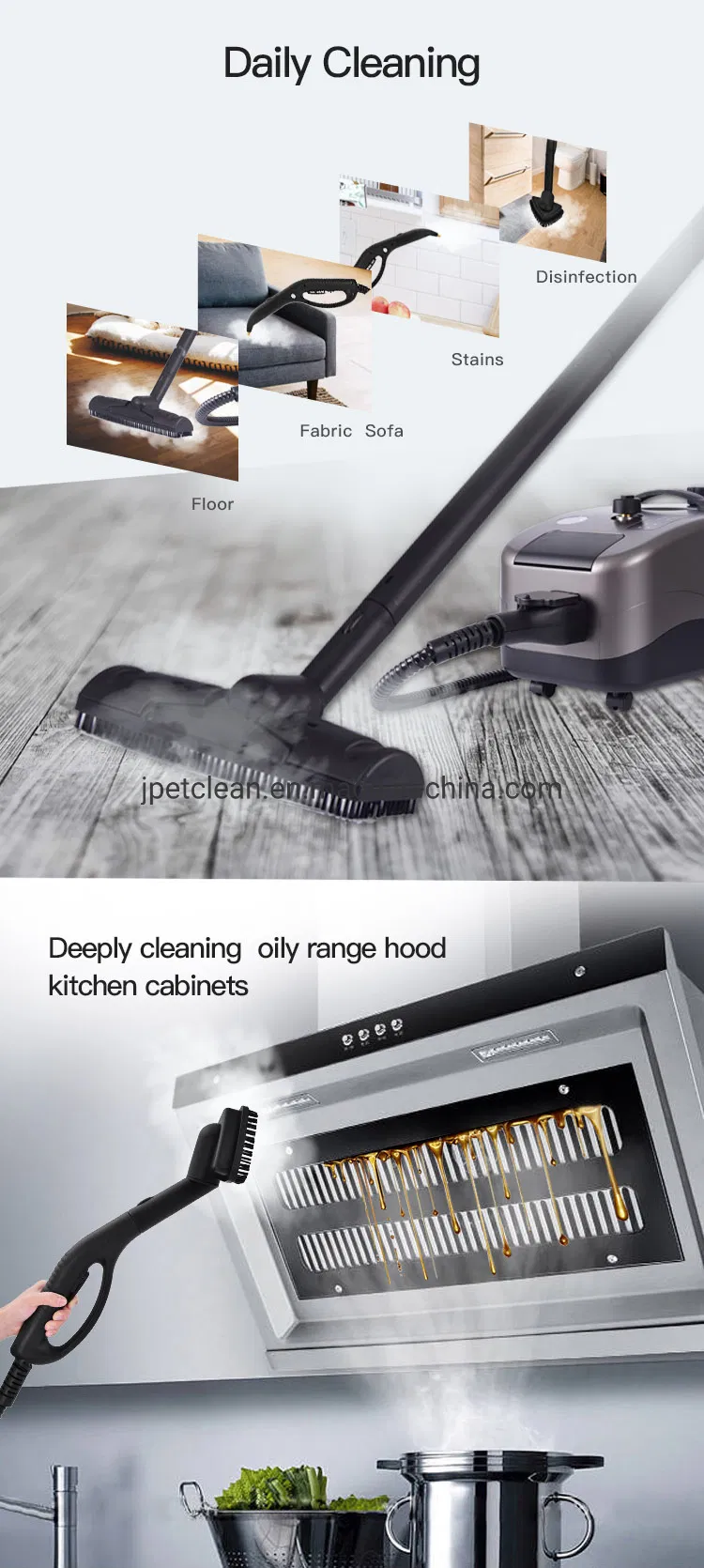 Commercial 1800W Steam Curtain Cleaner for Hotel