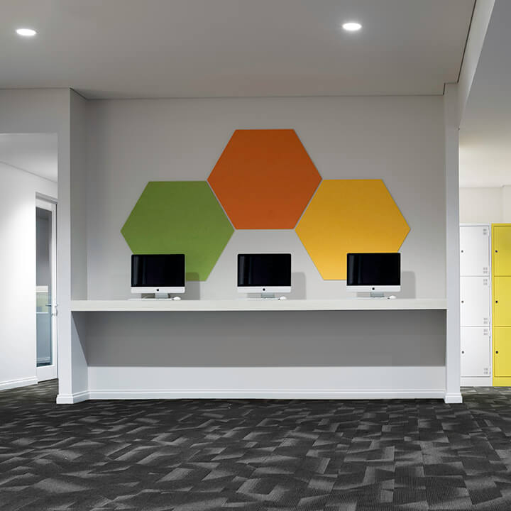 12mm in Stock Cheap Pet Polyester Fiber Felt Wall Board
