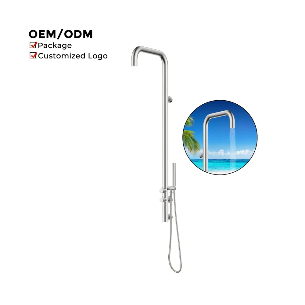 High Quality Stainless Steel Pool Swimming Rainfall Outdoor Shower