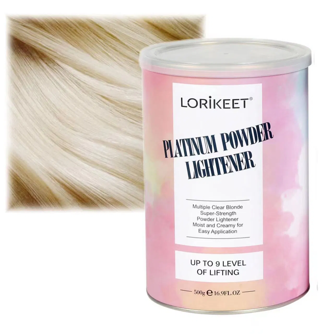 Free Samples Hair Bleaching Color Powder Lift up to Level 9/10/11 Lightening