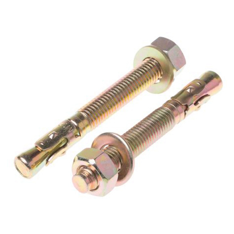 Анкерный болт M10-M18 с желтым цинковым покрытием