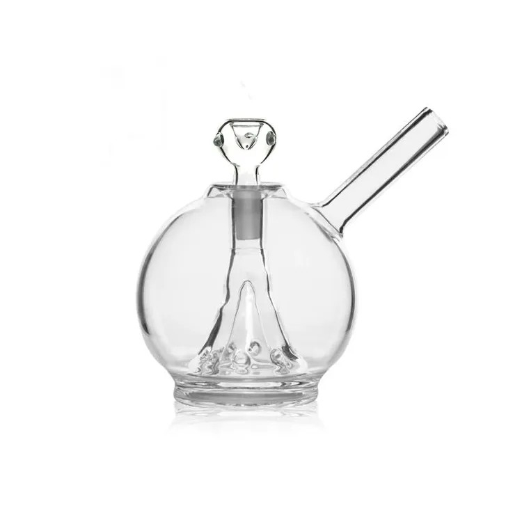 Mini Hookahs Globe Smoking Pipes with Quartz Banger or DOT Handle Bowl 14mm Joint Size