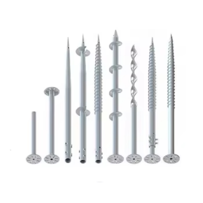 Galvanized Spiral Ground Piles for Construction for Fence and Foundation Construction