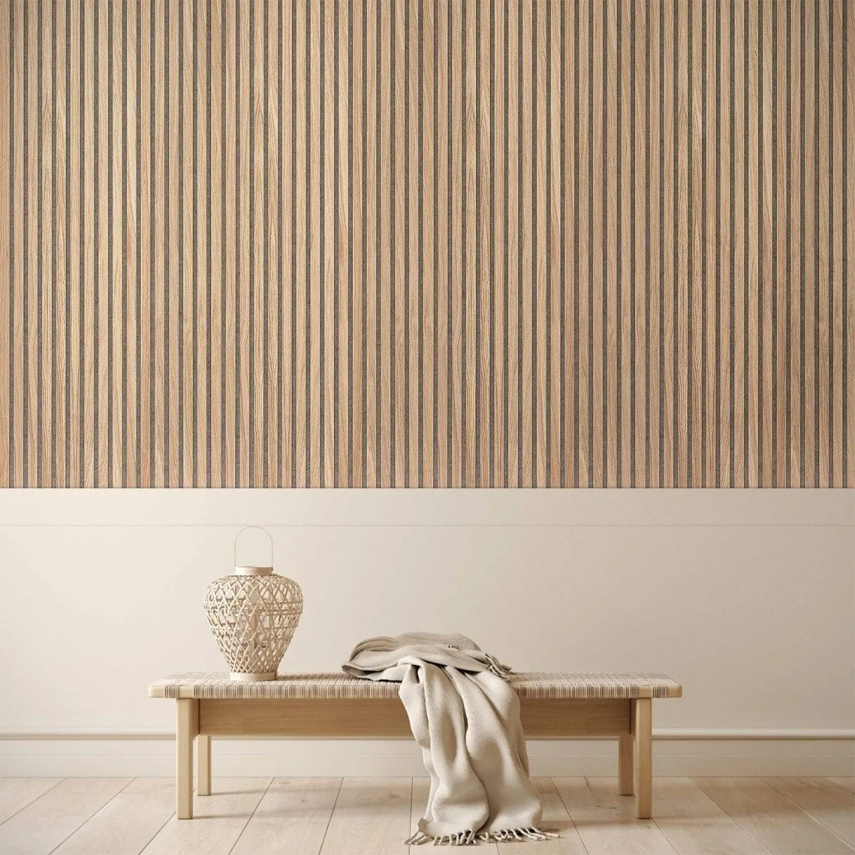 Premium Acoustic Wood Veneer Slat Panels for Enhanced Sound Quality