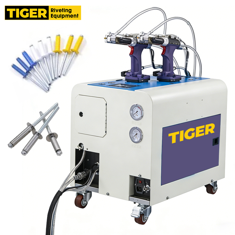 Tiger Automatic Feeding Blind Rivet Tool Pneumatic Rivet Gun for Blind Rivet