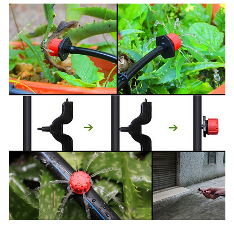 Automatic Flower Watering Suit Adjustable Irrigation System for Home Balcony Gardening Plant