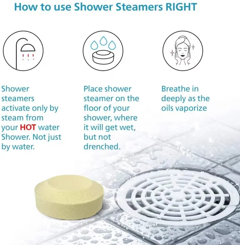 Natural Organic Aromatherapy Essential Oil Vegan SPA Shower Steamers