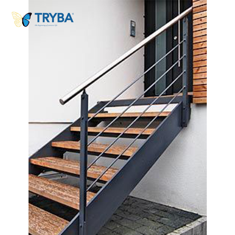 Semi-Frameless Privacy Safety Barriers Aluminum Railings for Apartments