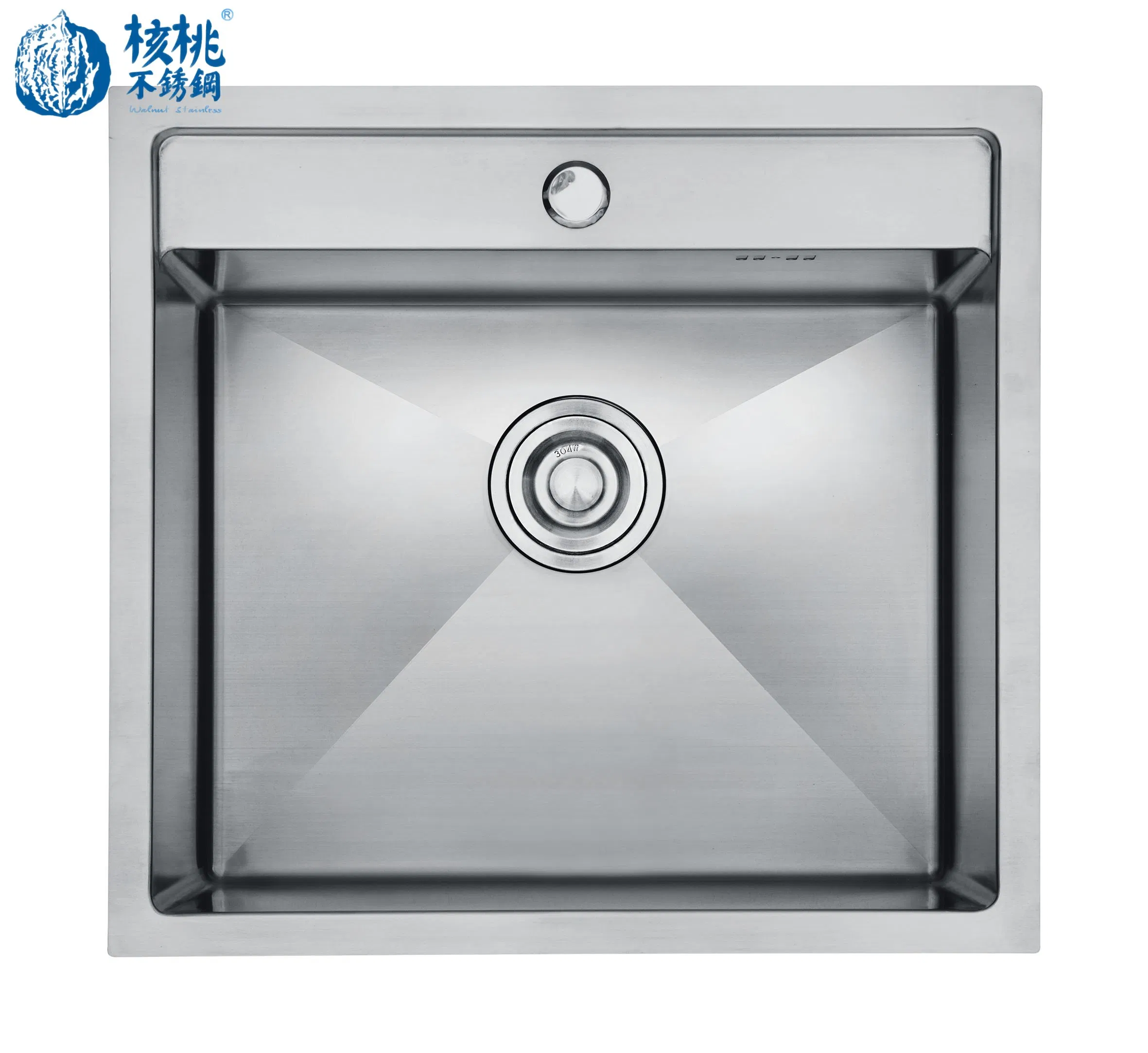 Раковина кухонная из нержавеющей стали Walnut, одиночная чаша