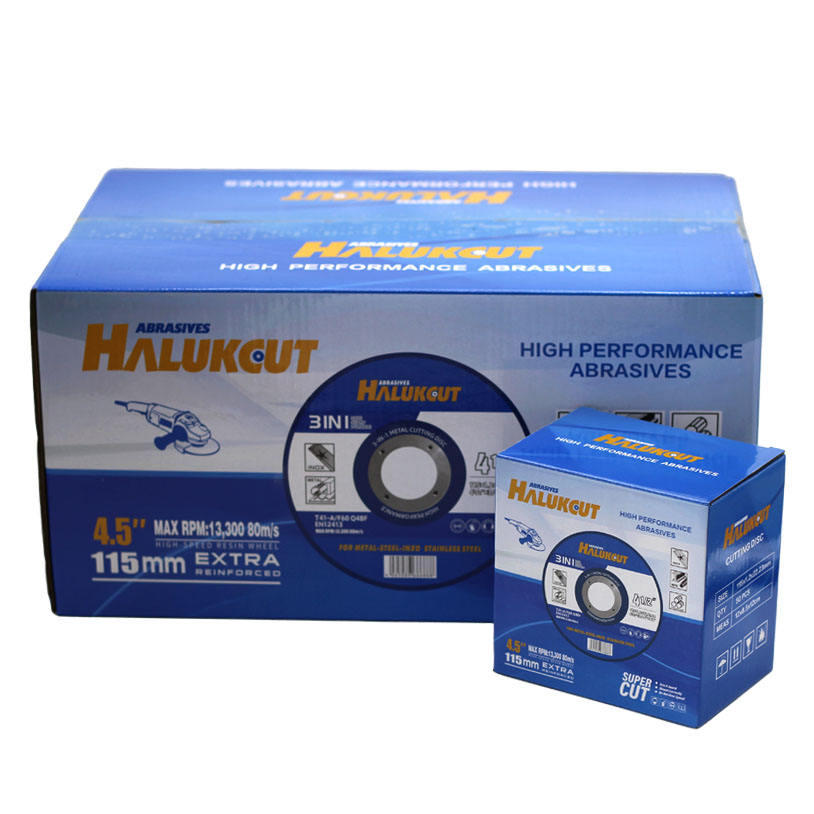 Отрезной круг 115 мм для металла с металлическим кольцом