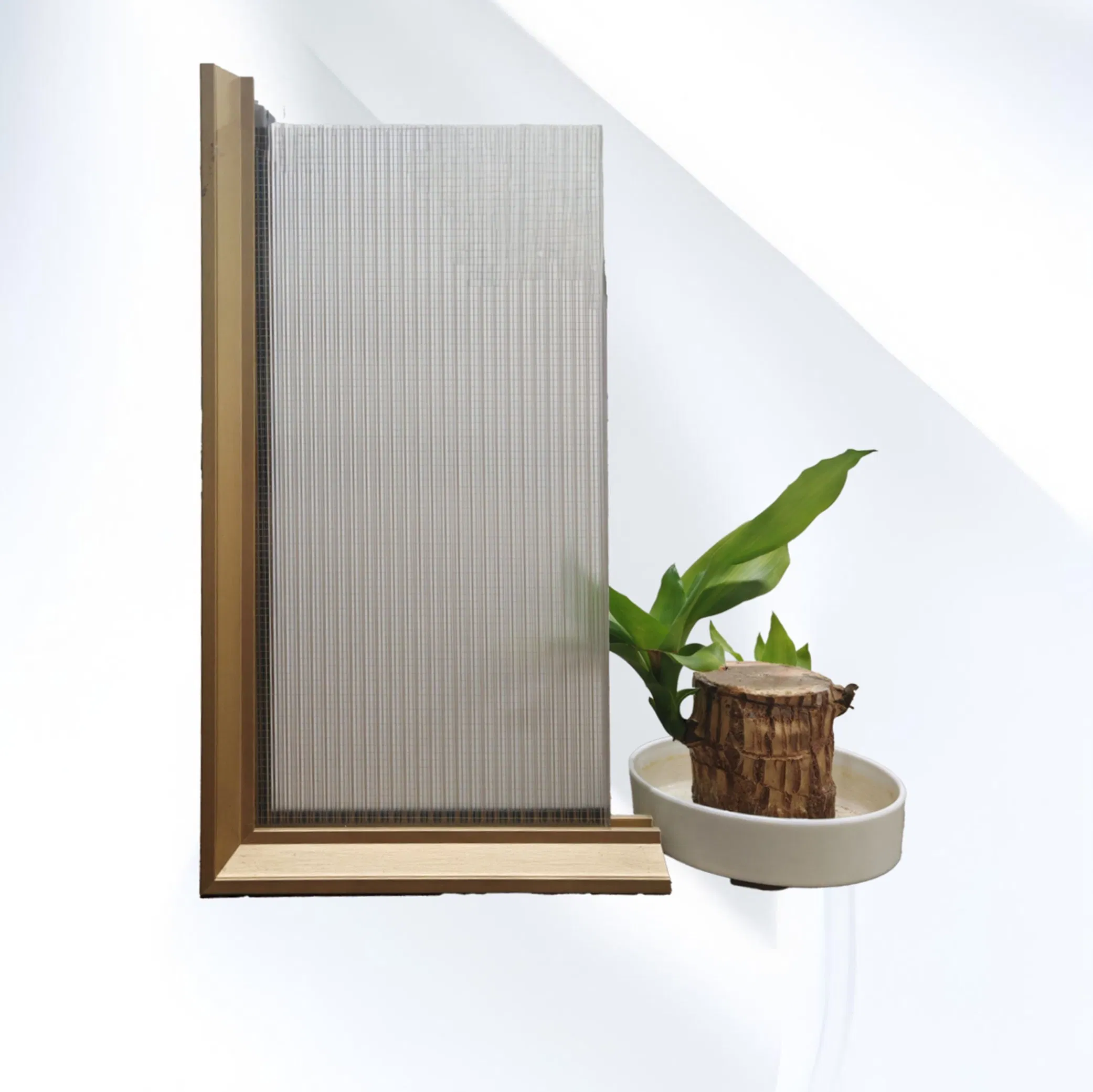 Modern Elegant Glass Solutions with Decorative Fabric Elements