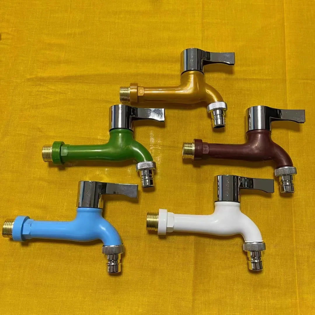 PVC ABS Bathroom Kitchen Wall Plastic Faucet Modern Bibcock Basin PP Tap