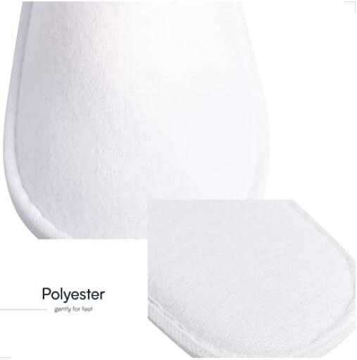 Disposable Nonwoven Coral Fleece Indoor Hotel Amenity Slipper EVA Slippers