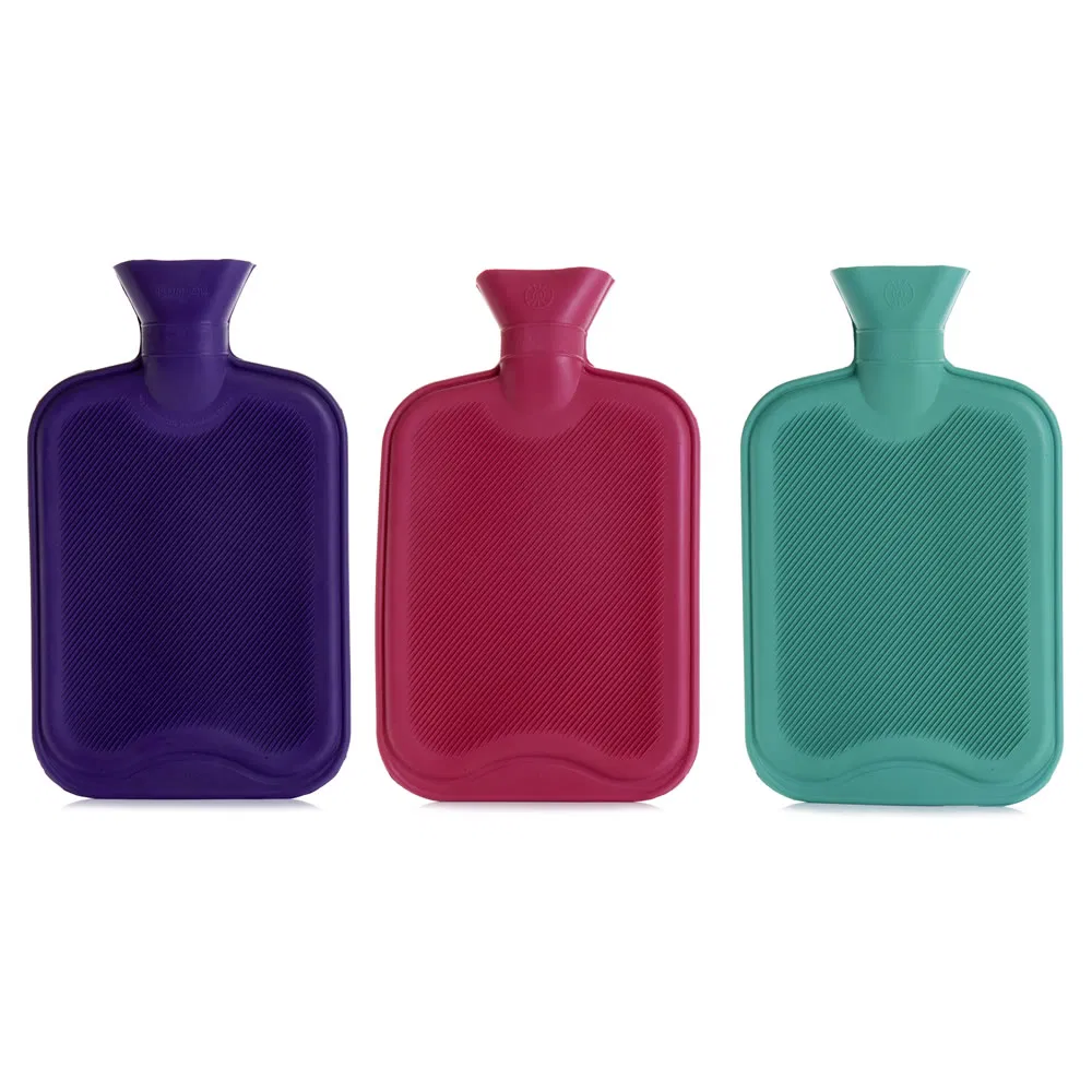 High Quality Wholesale 750ml-2700ml Rubber Hot Water Bag Hand Warmer Hot Water Bottle