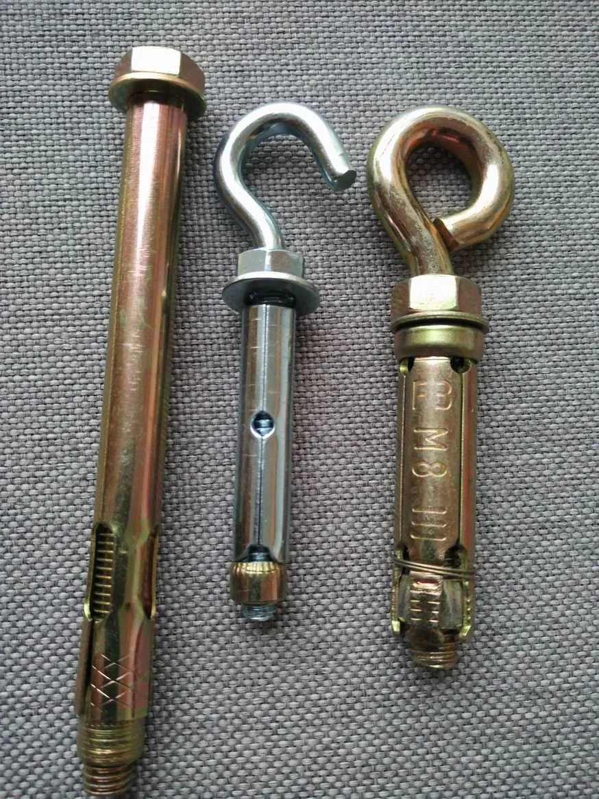 Carbon/ Stainless Steel Anchor Bolt High Tensile Strength Yellow Zinc