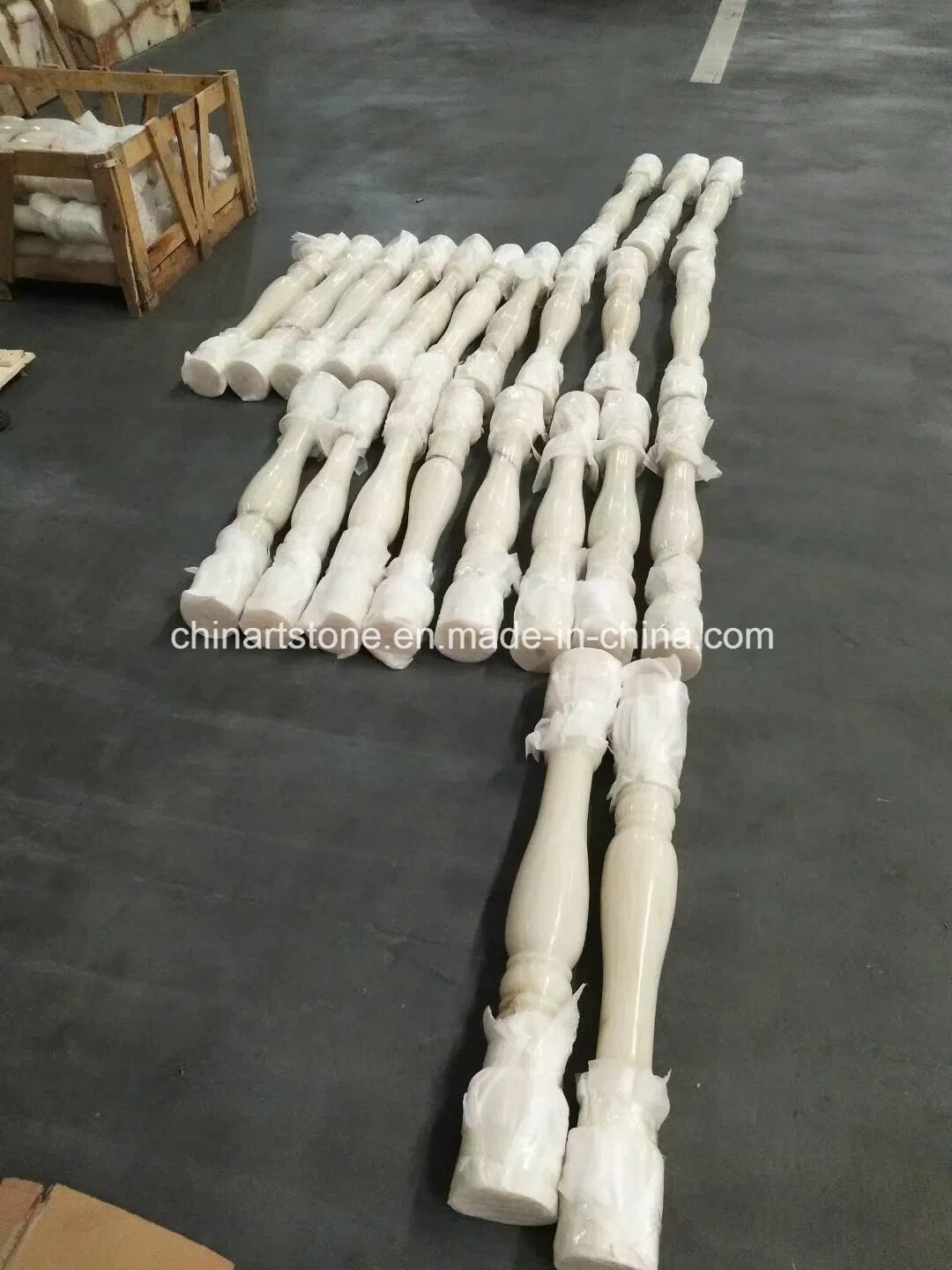 Chinese White Onxy Handrail for Step