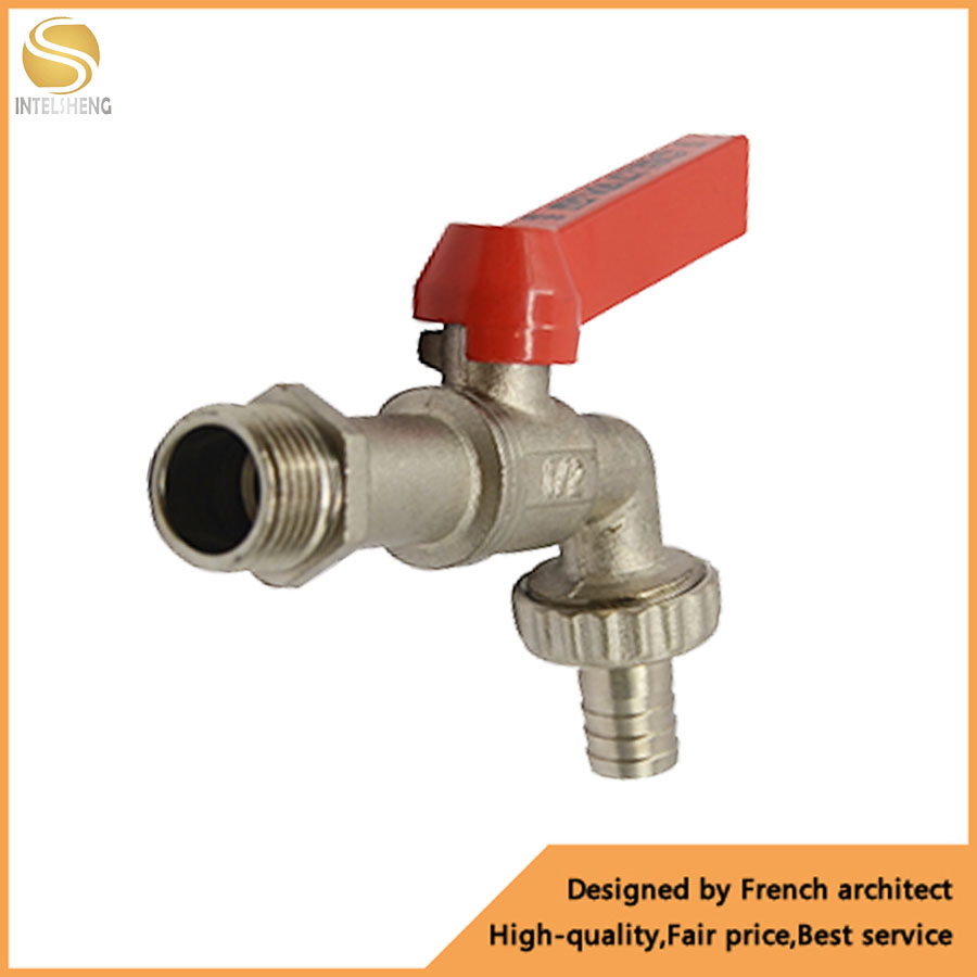 Ball Valve CF8m Hose Tap Bibcock Thread with Nut and Seal