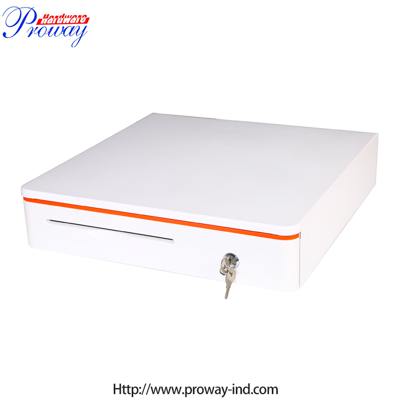 Luxury Cash Register Drawers Cheque Slots 5 Bill Rj11 Metal Economical Electronic Cash Register Box Security Cash Box Drawer