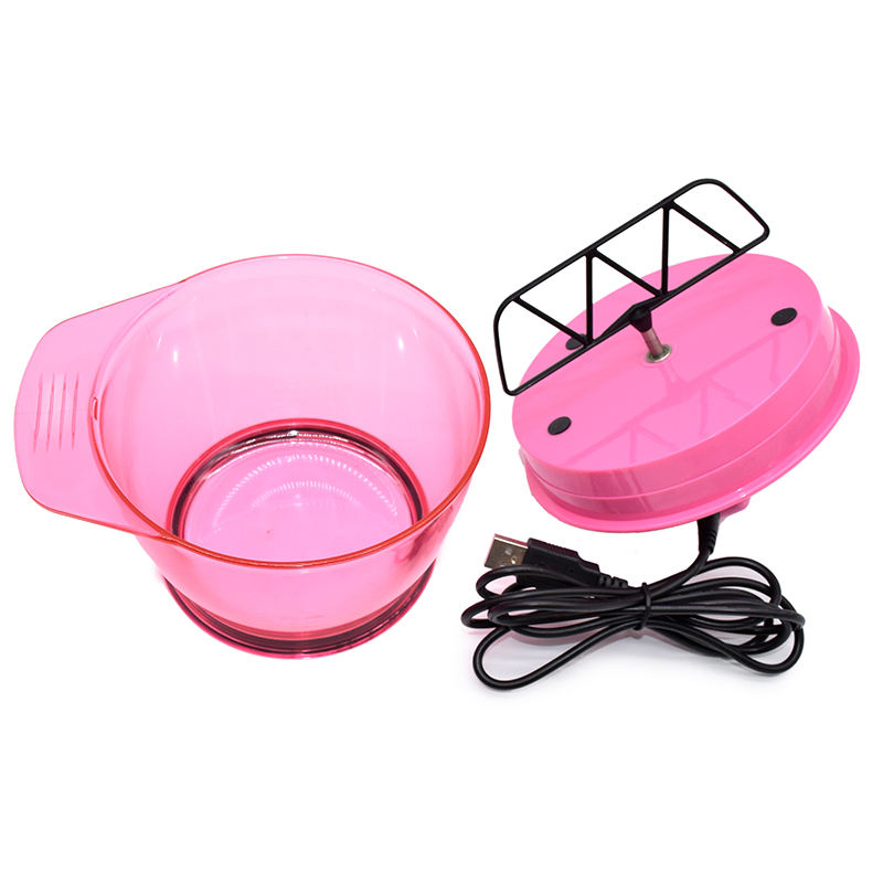 Professional Beauty Automatic Dye Custom Color USB Hair Cream Electric Mixing Bowl